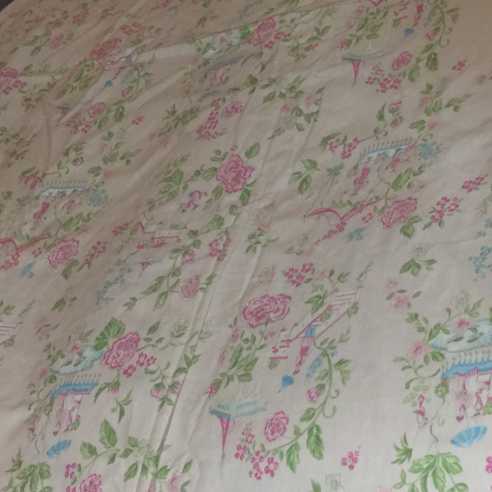 Pottery Barn Kids Girls Pink twin duvet cover